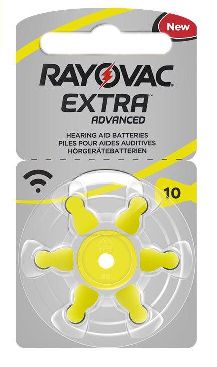 Воздушно-цинковая батарейка Rayovac Size 10 для слуховых аппаратов, 1 шт