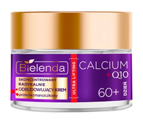 Концентрированный радикально восстанавливающий крем Bielenda Calcium + Q10 против морщин для дня 60+, 50 мл