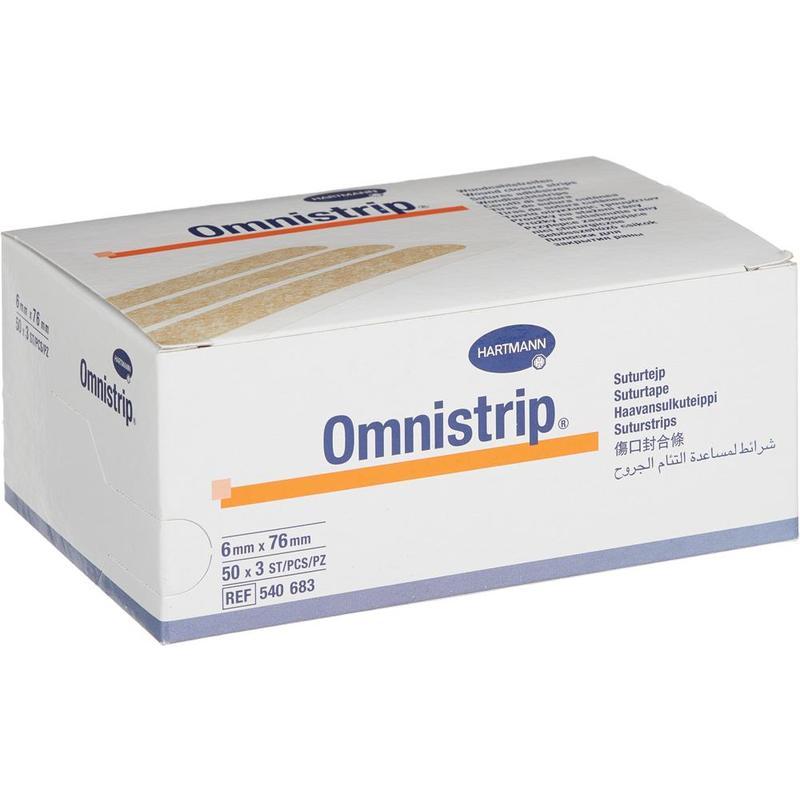 Полоски пластырные стерильные Hartmann Omnistrip 6 мм х 76 мм