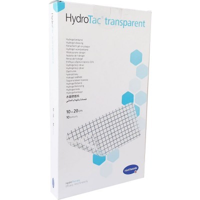 Повязка гидрогелевая стерильная Hydrotac Transparent 10 см х 20 см, 10 шт