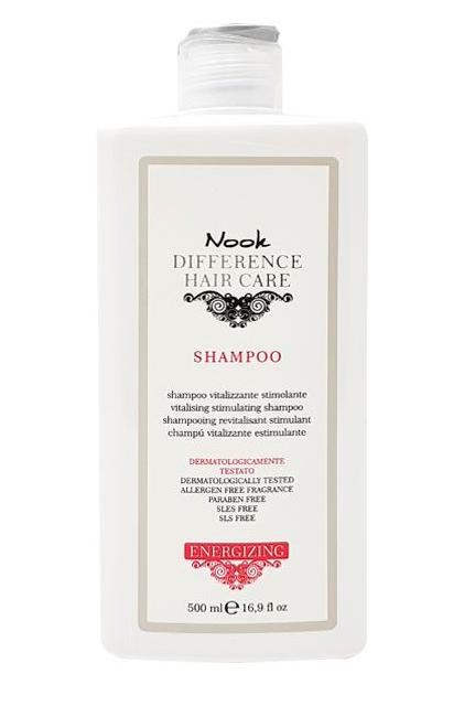 Стимулирующий шампунь для волос Nook "Difference hair care Vitalising stimulating shampoo", 500 мл