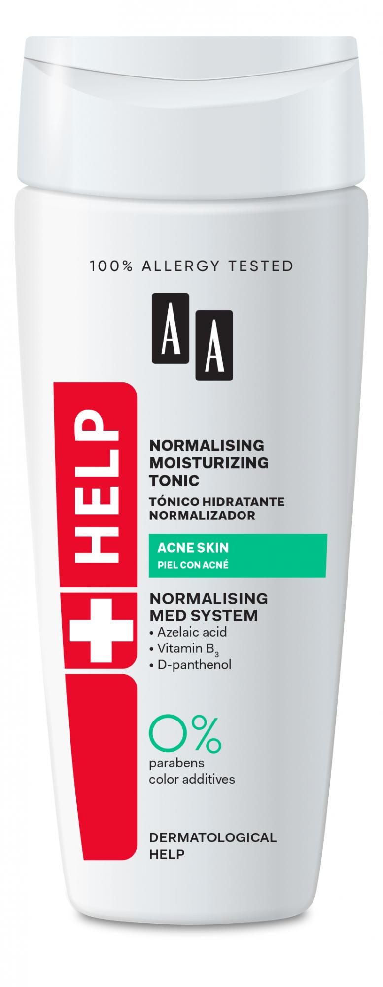 Нормализующий увлажняющий тоник AA "Help Acne Skin", 200 мл