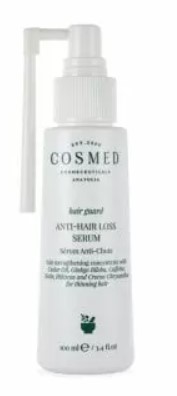 Cыворотка для волос Cosmed Hair Guard Anti Hair Loss Serum косметическая укрепляющая защитная с кофеином и биотином, 100 мл