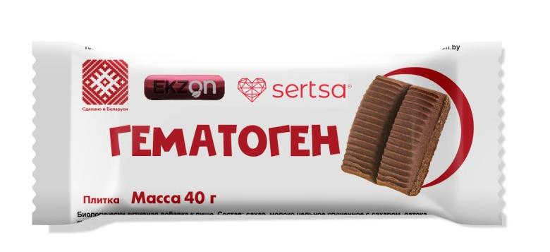Гематоген sertsa®/СЭРЦА 3+, 40 г