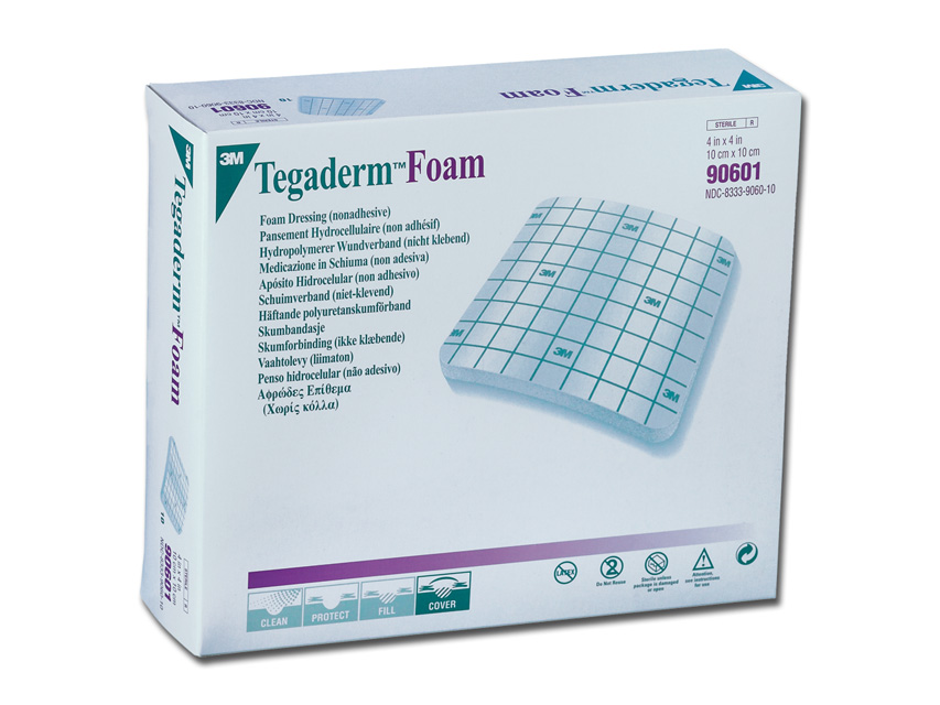 Повязка вспененная Tegaderm Foam 10 см х 10 cм