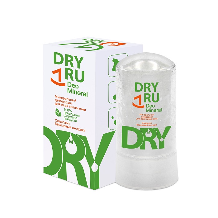 Минеральный дезодорант Dry Ru DEO MINERAL, 60 г